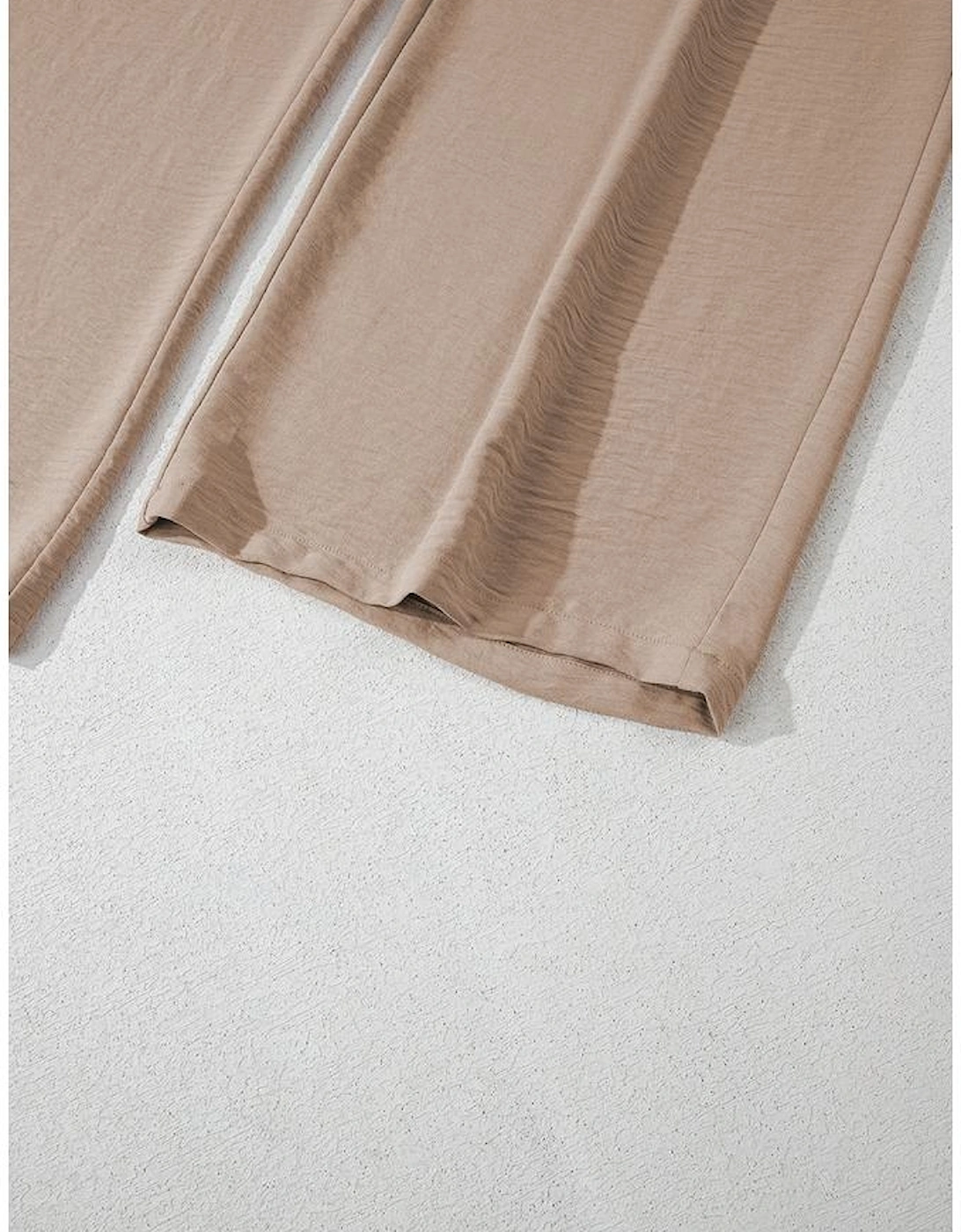 Goat Buttoned Vest Drawstring Wide Leg Pants 2pcs Set