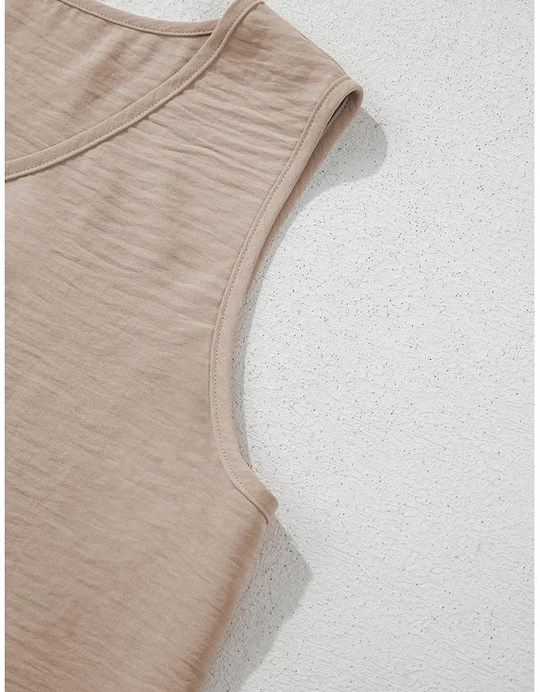 Goat Buttoned Vest Drawstring Wide Leg Pants 2pcs Set