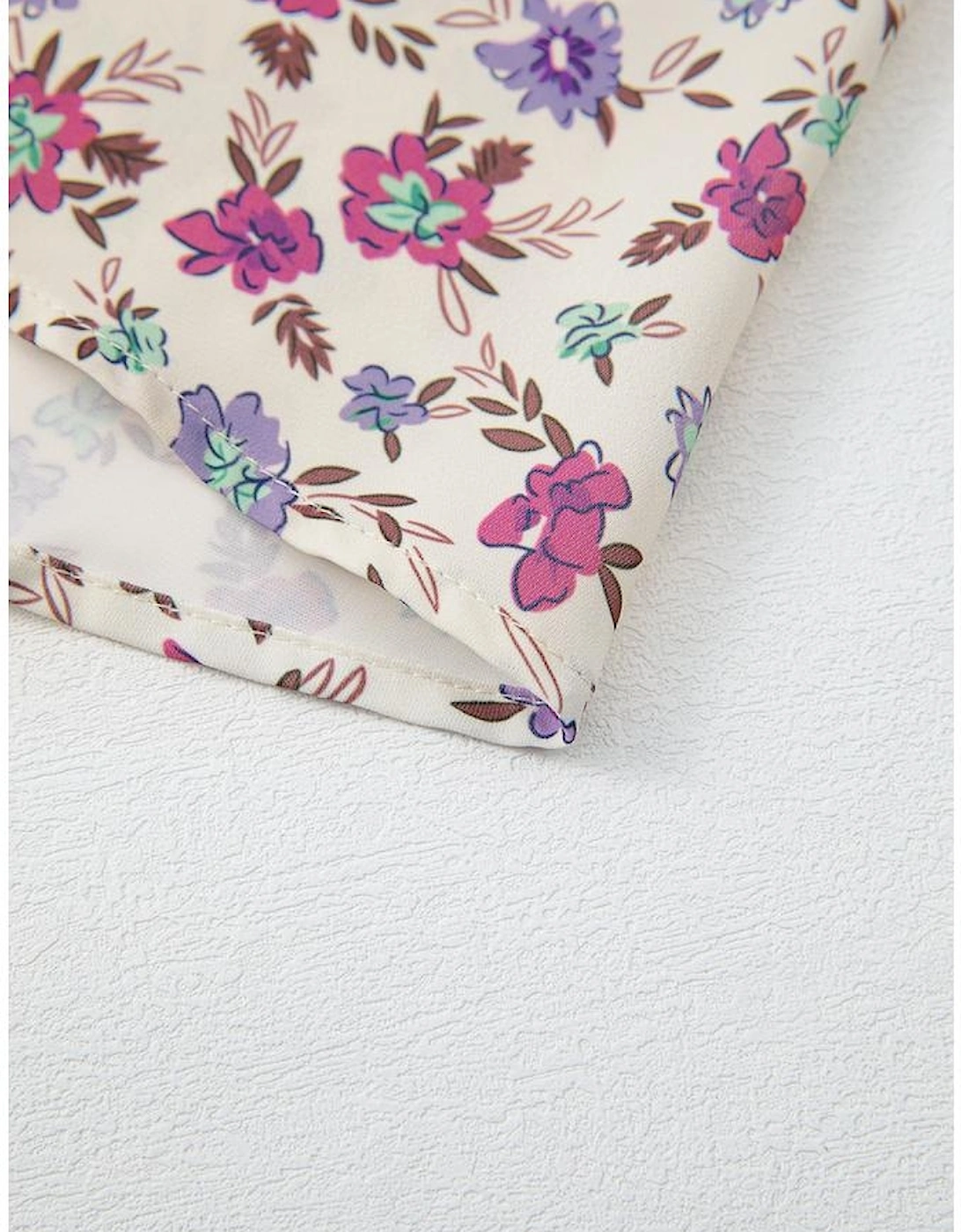 Multicolour Bohemian Ditsy Floral Smocked Fit Flare Sundress