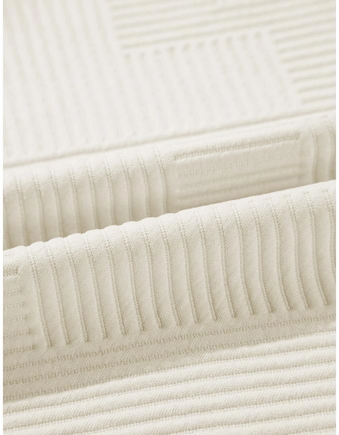 Jet Stream Color Block Edge Raglan Sleeve Crew Neck Textured Top