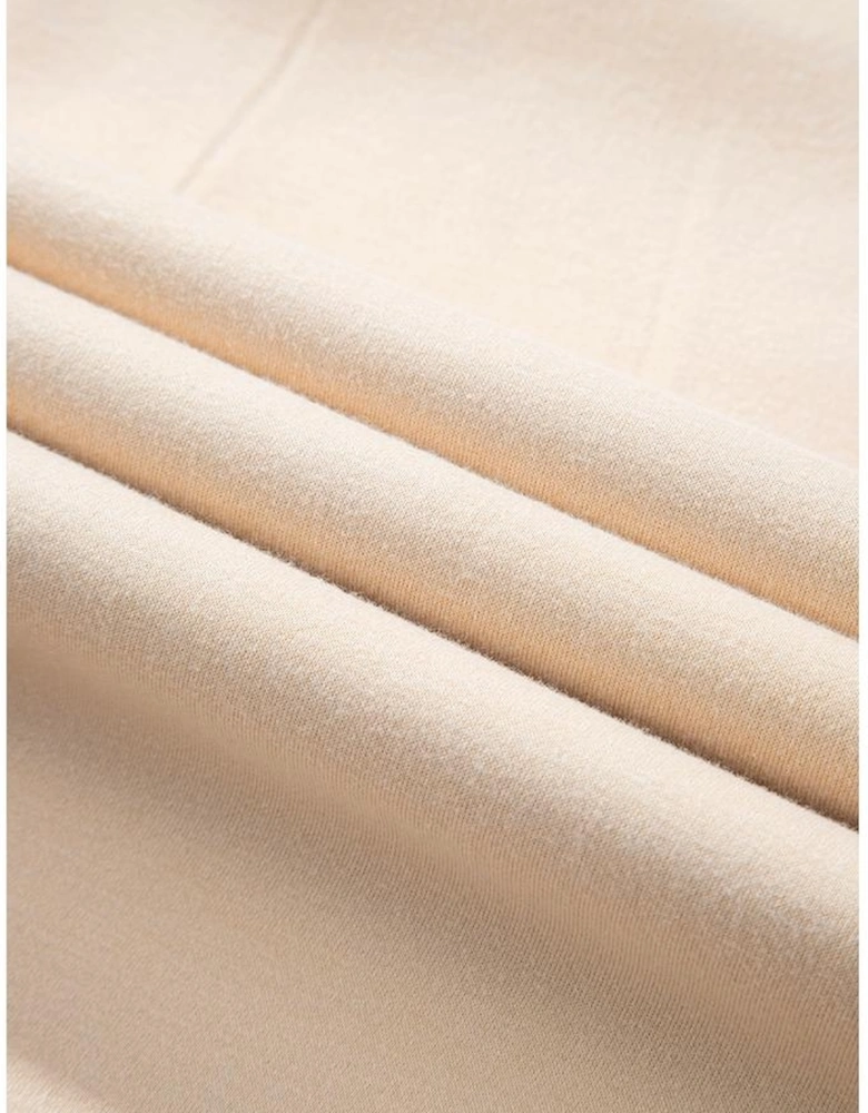 Brown Exposed Seam Colorblock Plus Size Hoodie