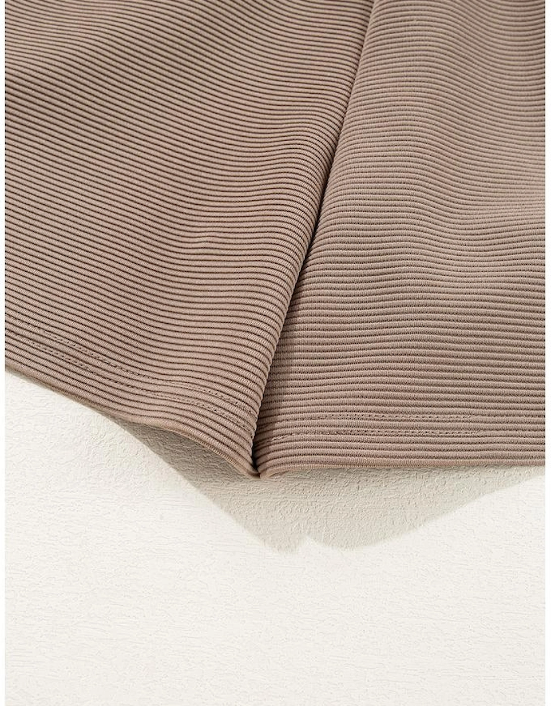 Dark Khaki Textured Short Sleeve Half Zip Drawstring Waist Romper