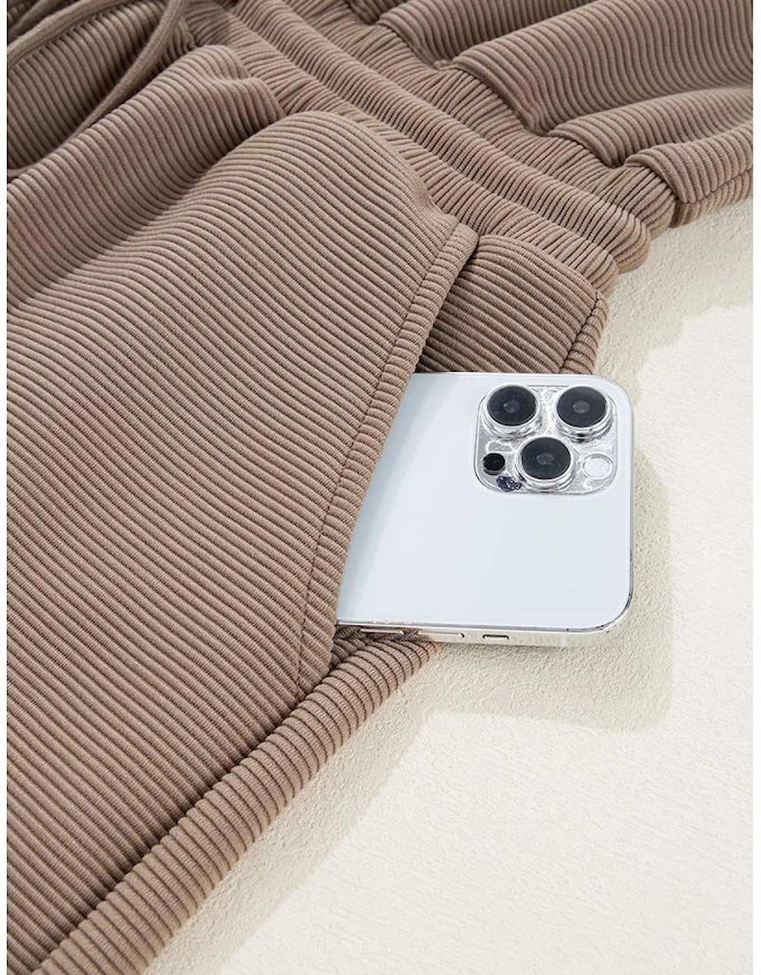 Dark Khaki Textured Short Sleeve Half Zip Drawstring Waist Romper