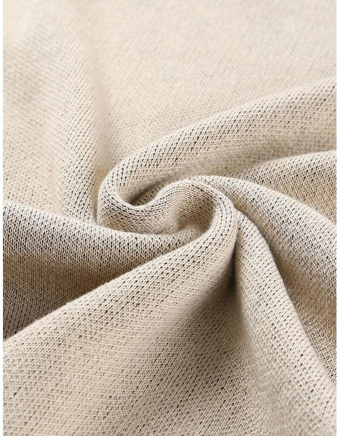 Khaki Leopard High Neck Side Slit Oversized Sweater