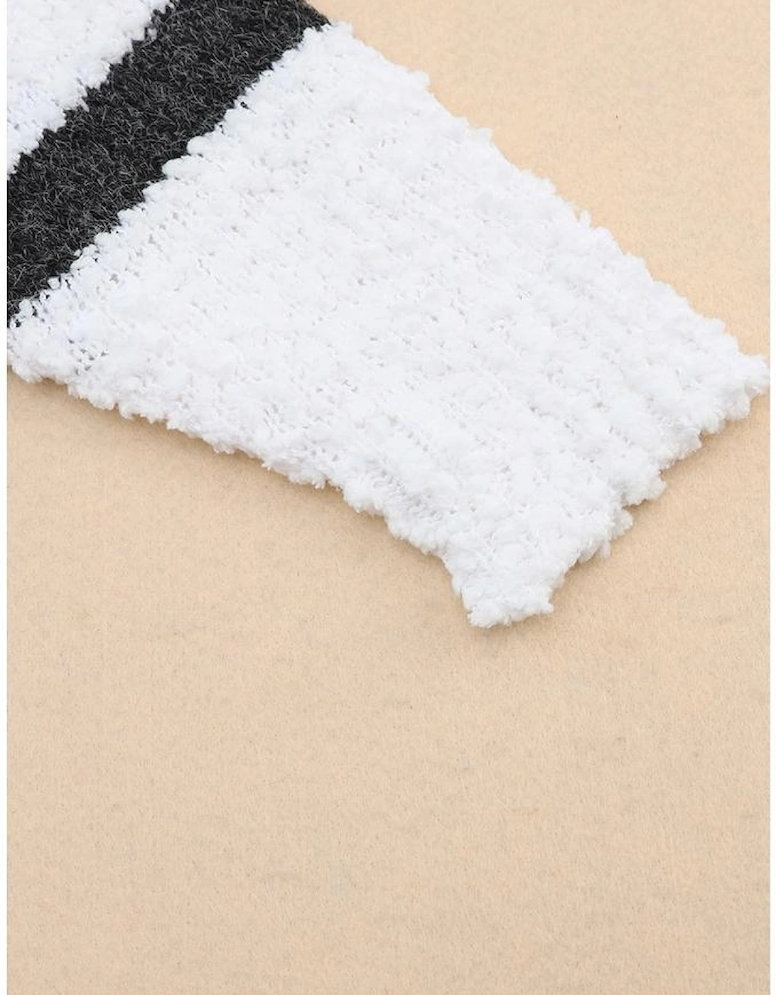 Striped Popcorn Knit Sweater