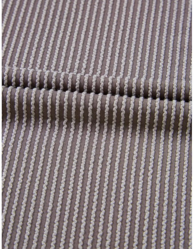 Philippine Gray Corded Adjustable Straps Wide Leg Loose Overall