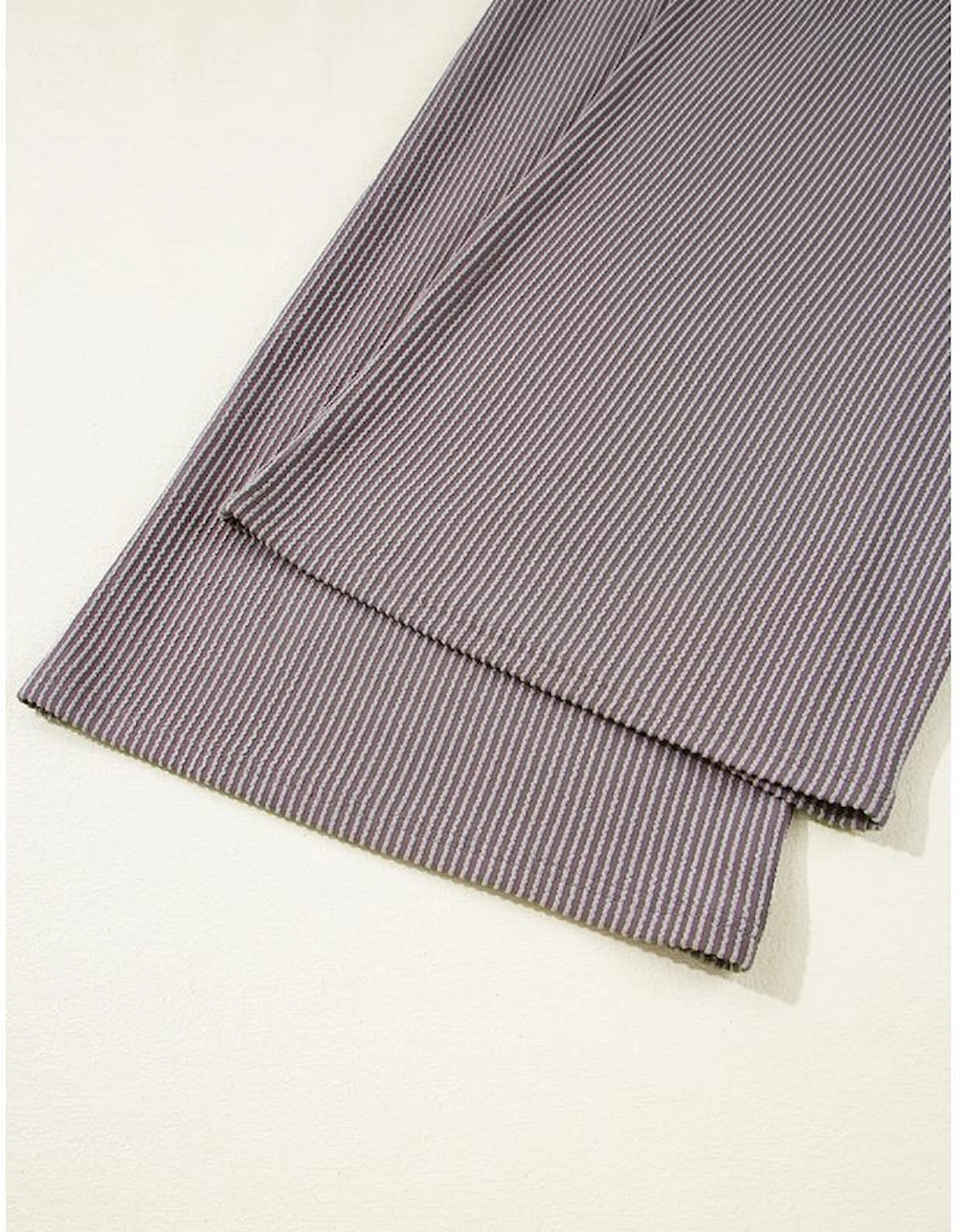 Philippine Gray Corded Adjustable Straps Wide Leg Loose Overall