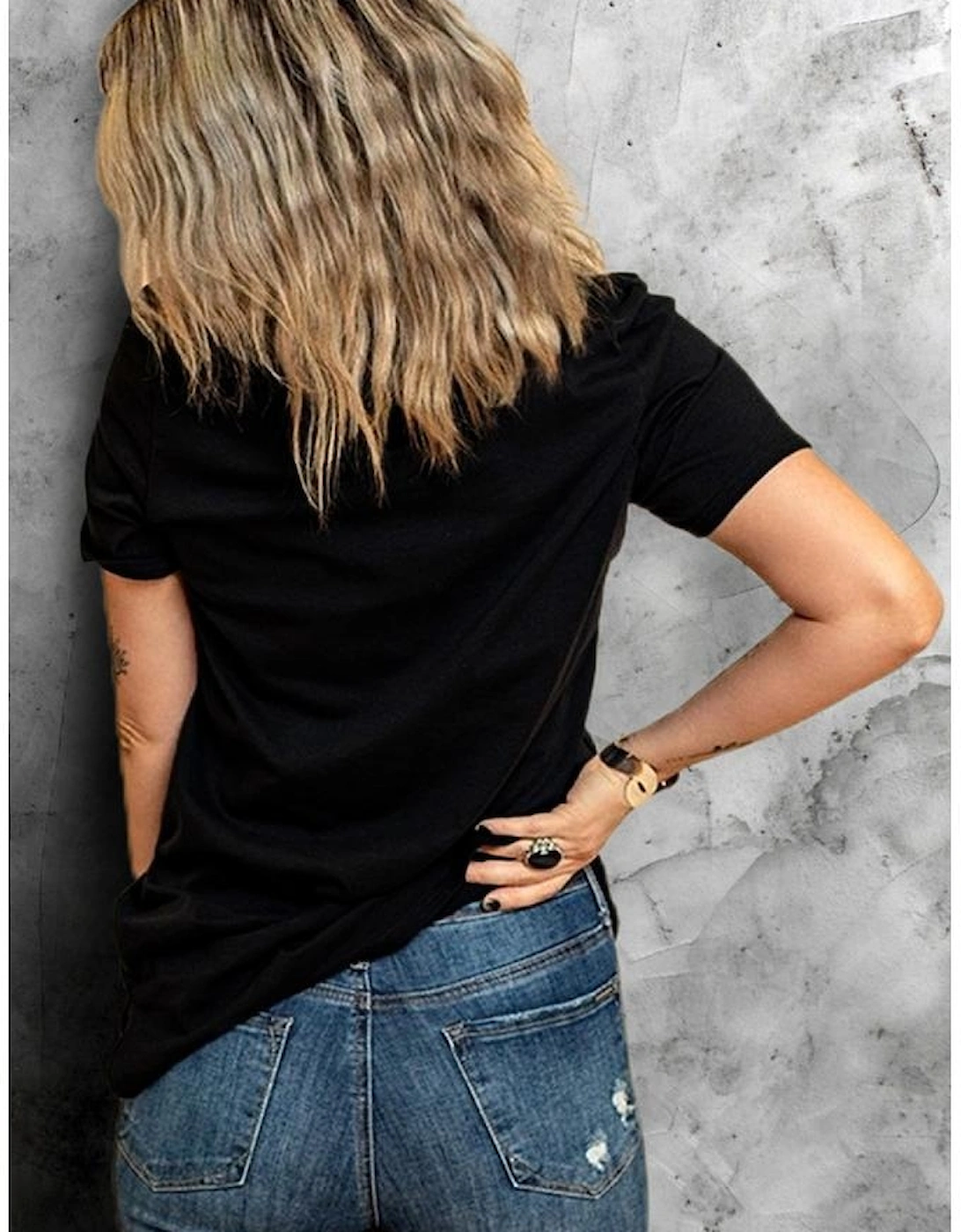 Black This mama prays Graphic Plain Tee