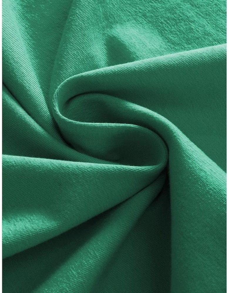 Mint Green Ruffled Wide Straps Slim Tank Top