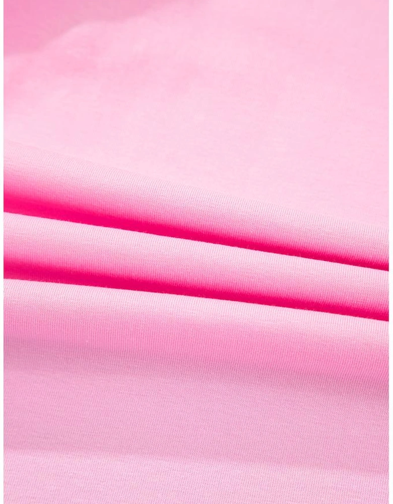 Mint Green Two Tone Half Buttons Collared T Shirt