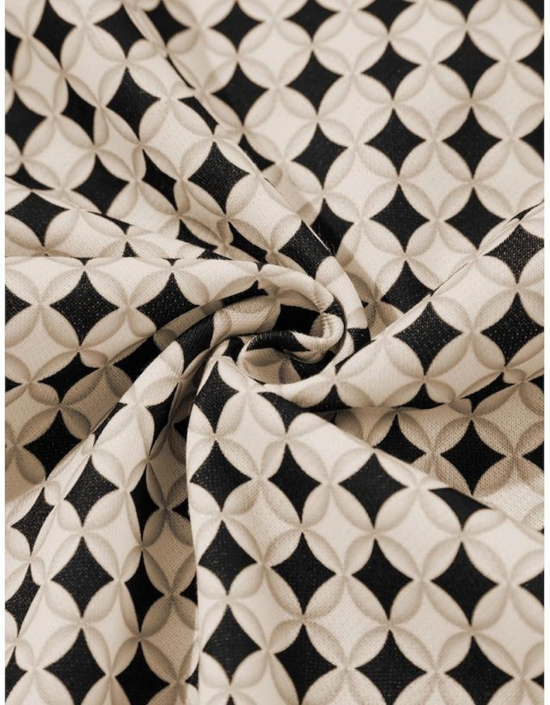 Black Plus Size Two Tone Contrast Collared Pullover Sweatshirt