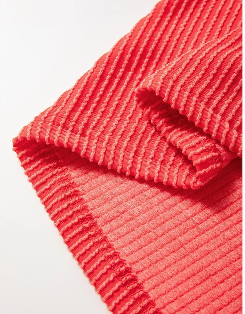 Gold Flame Heat Transfer Christmas Nutcracker Ribbed Long Sleeve Top Shorts Set