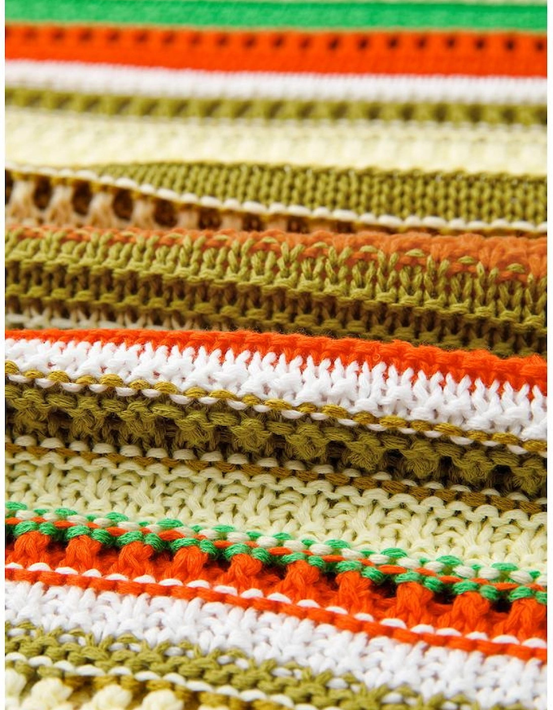 Yellow Stripe Eyelet Sleeveless Buttoned Split Neck Sweater Dress