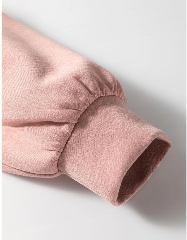 Pink Stripe Contrast Trim V Neck Buttoned Front Pocketed Knit Cardigan