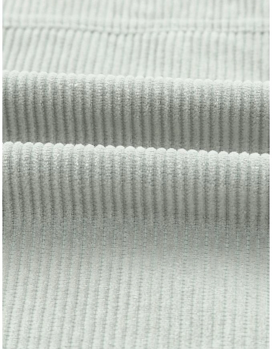 Sky Blue Raw Hem Flap Pockets Cropped Corduroy Jacket