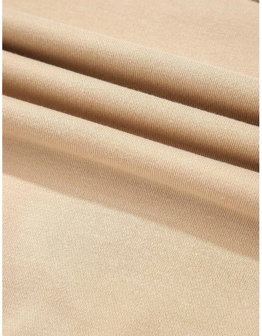 Parchment Star Patchwork Exposed Seam Oversized Sweatshirt