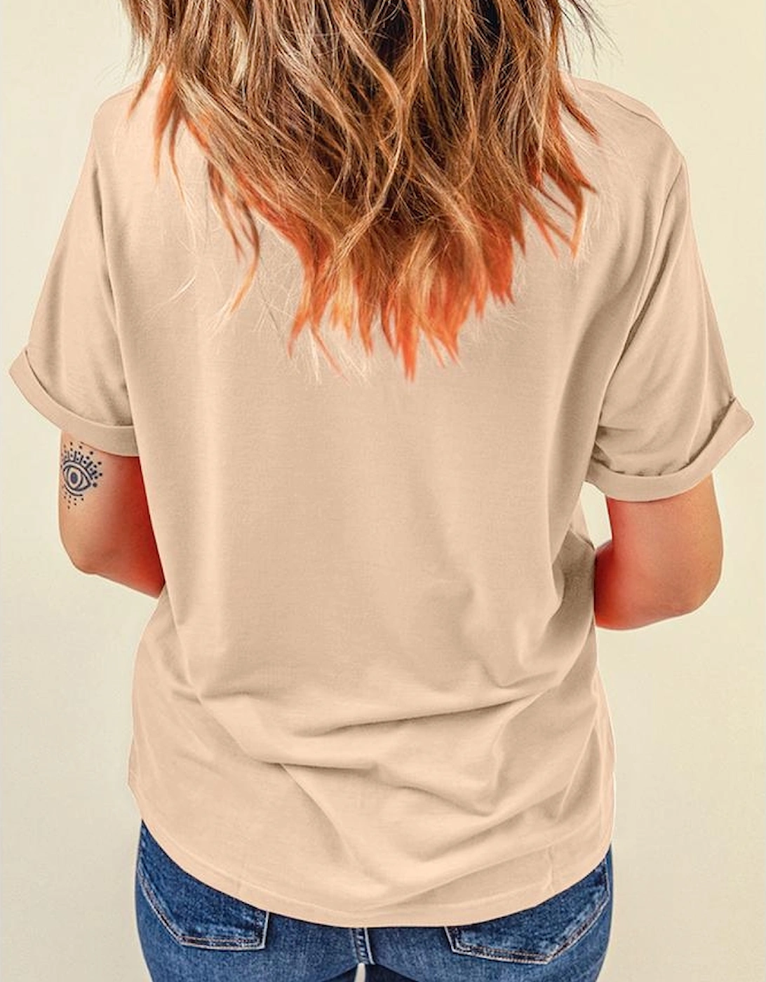 Khaki Gallant Horses Printed Casual T Shirt