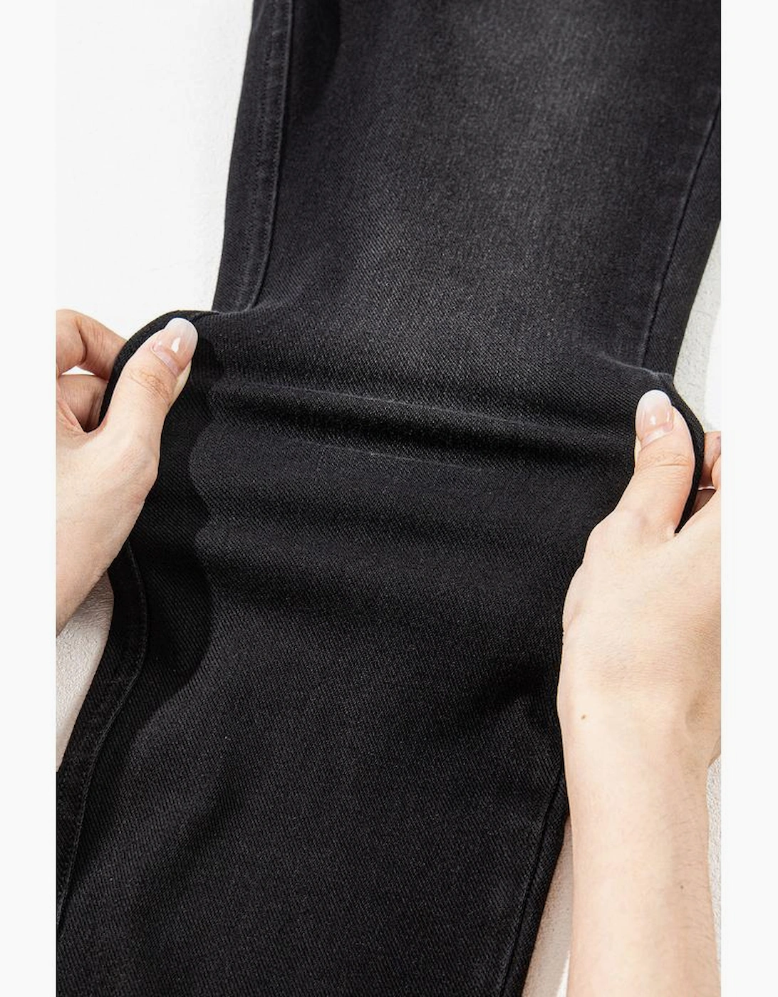 Black Arched Waist Stretchy Slim Fit Jeggings