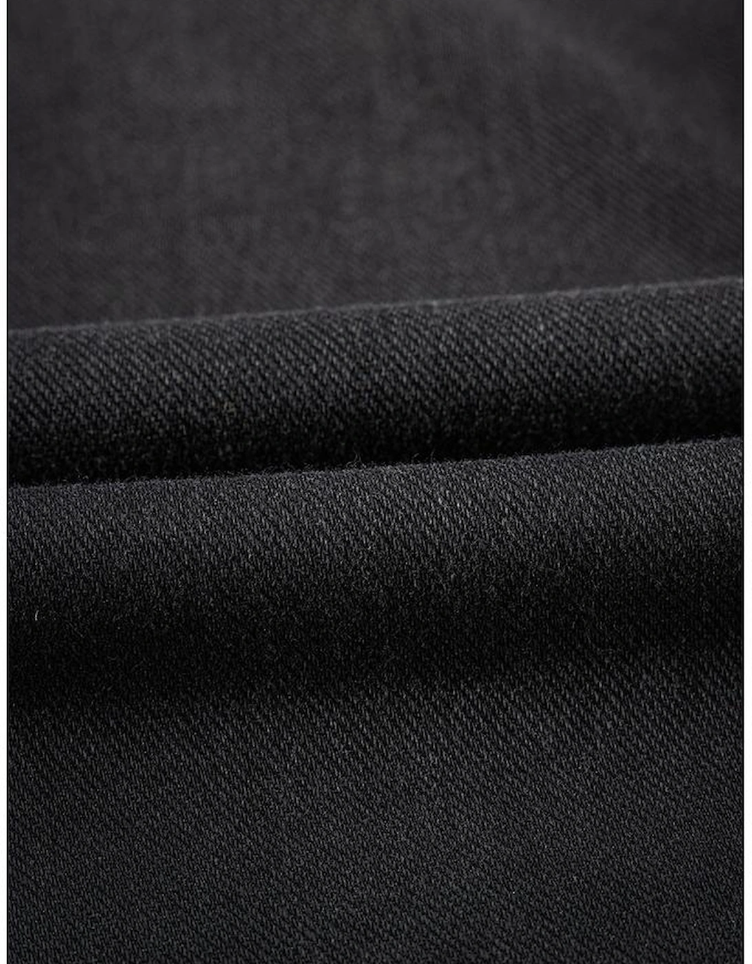 Black Arched Waist Stretchy Slim Fit Jeggings