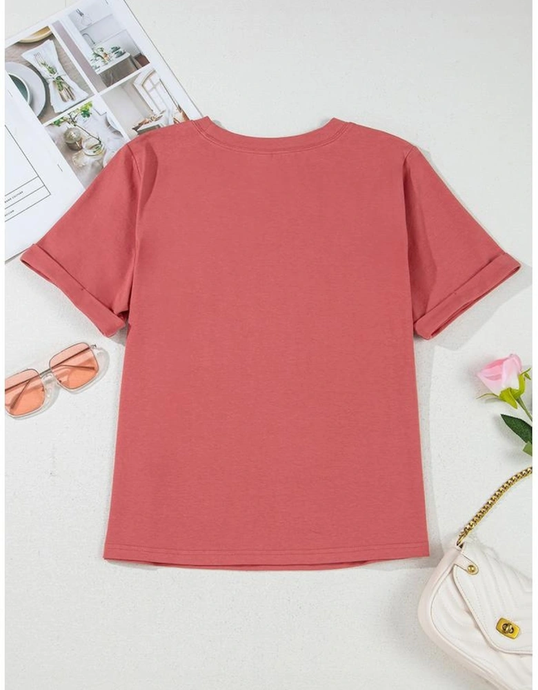 Mineral Red Nashville Music City Graphic Retro Fashion Tee