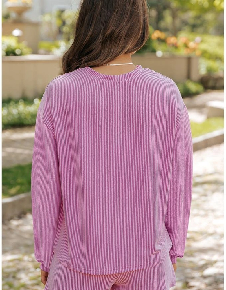 Phalaenopsis Bubble Gum Rabbit Sequin Graphic 2pcs Outfit