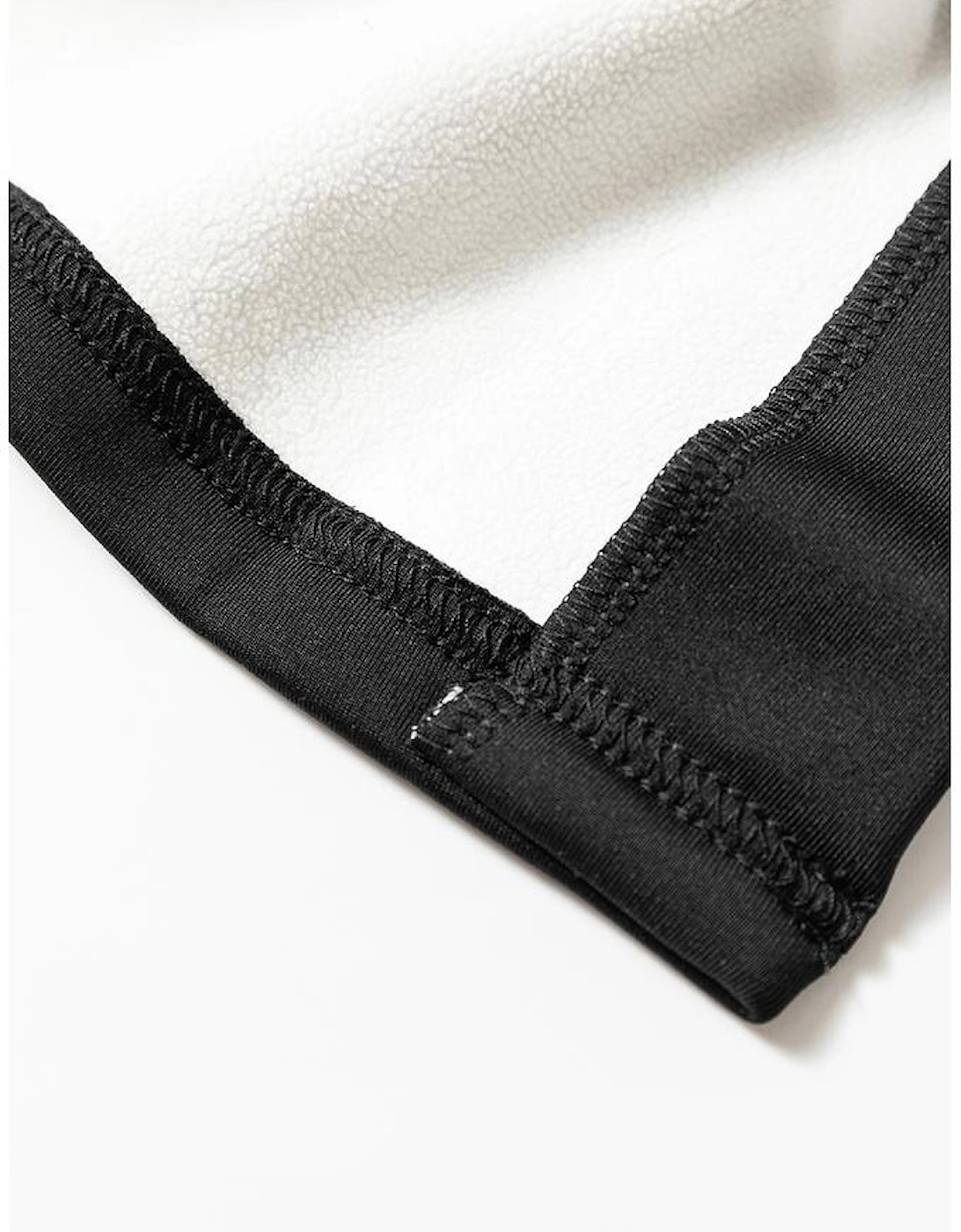 Black Thermal Lined Split Flare Leg Pants