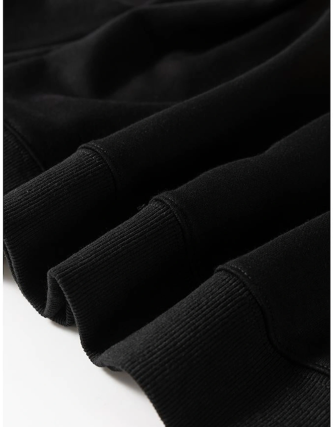 Black Thanksgiving Turkey Graphic Drop Shoulder Sweatshirt