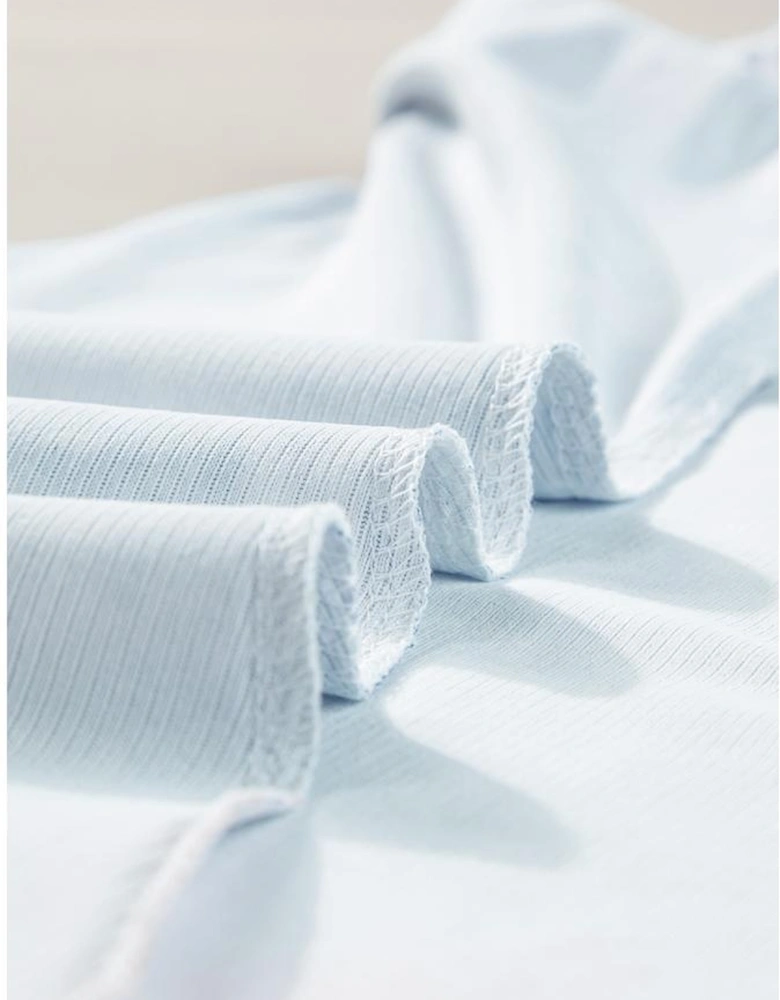 Blue Vintage Washed Flag Print Shift Tank Top