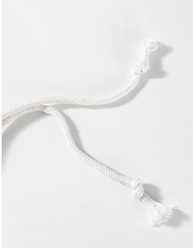 Smoke Green Mineral Wash Drawstring High Waist Wide Leg Jeans