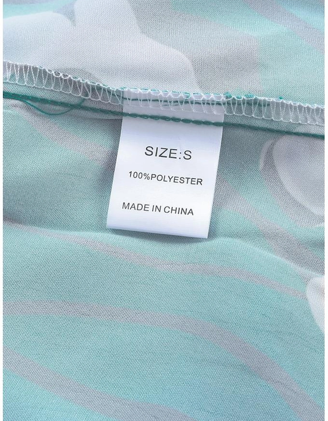 Floral Print Smocked Mock Neck Blouse