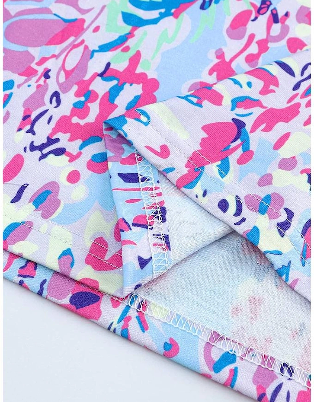 Purple Abstract Floral Print Sleeveless Maxi Dress