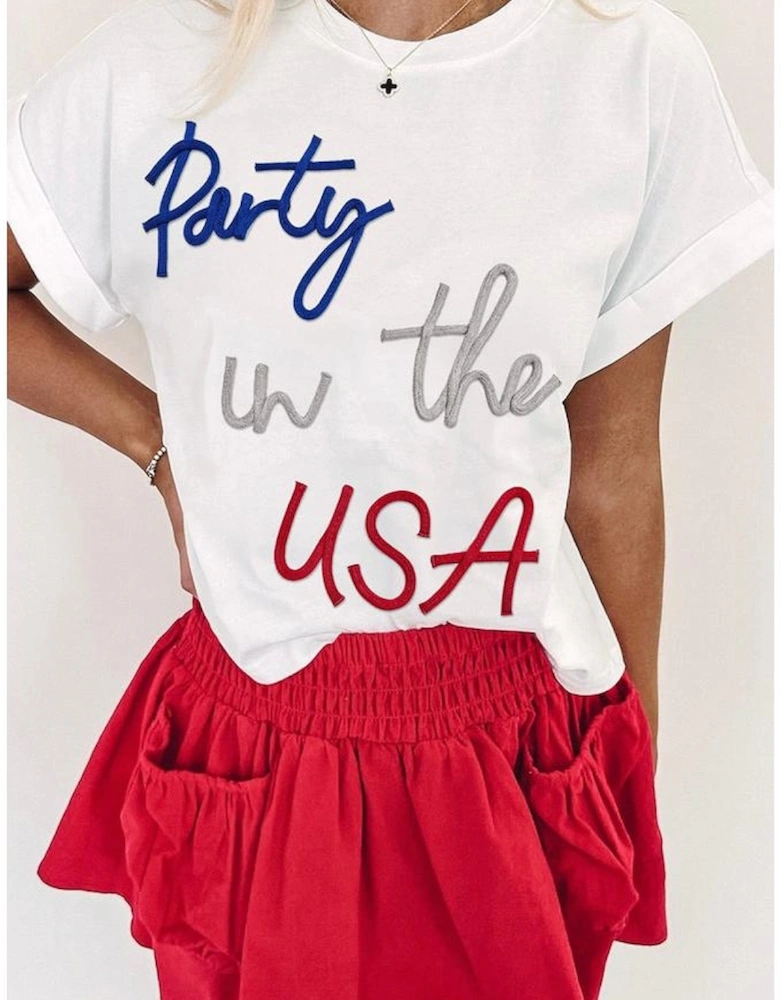 White Party in the USA Graphic T Shirt