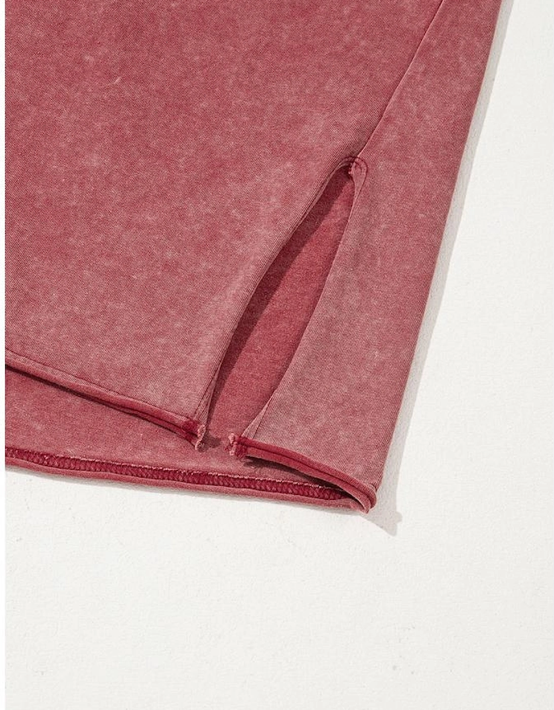 Clay One Shoulder Half Sleeve Oversized Tunic T Shirt