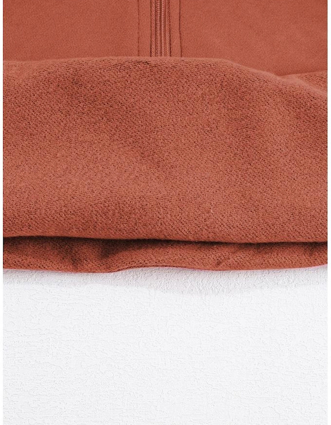 Flamingo Fleece Lined Zip Up Stand Collar Thumbhole Sleeve Sweatshirt