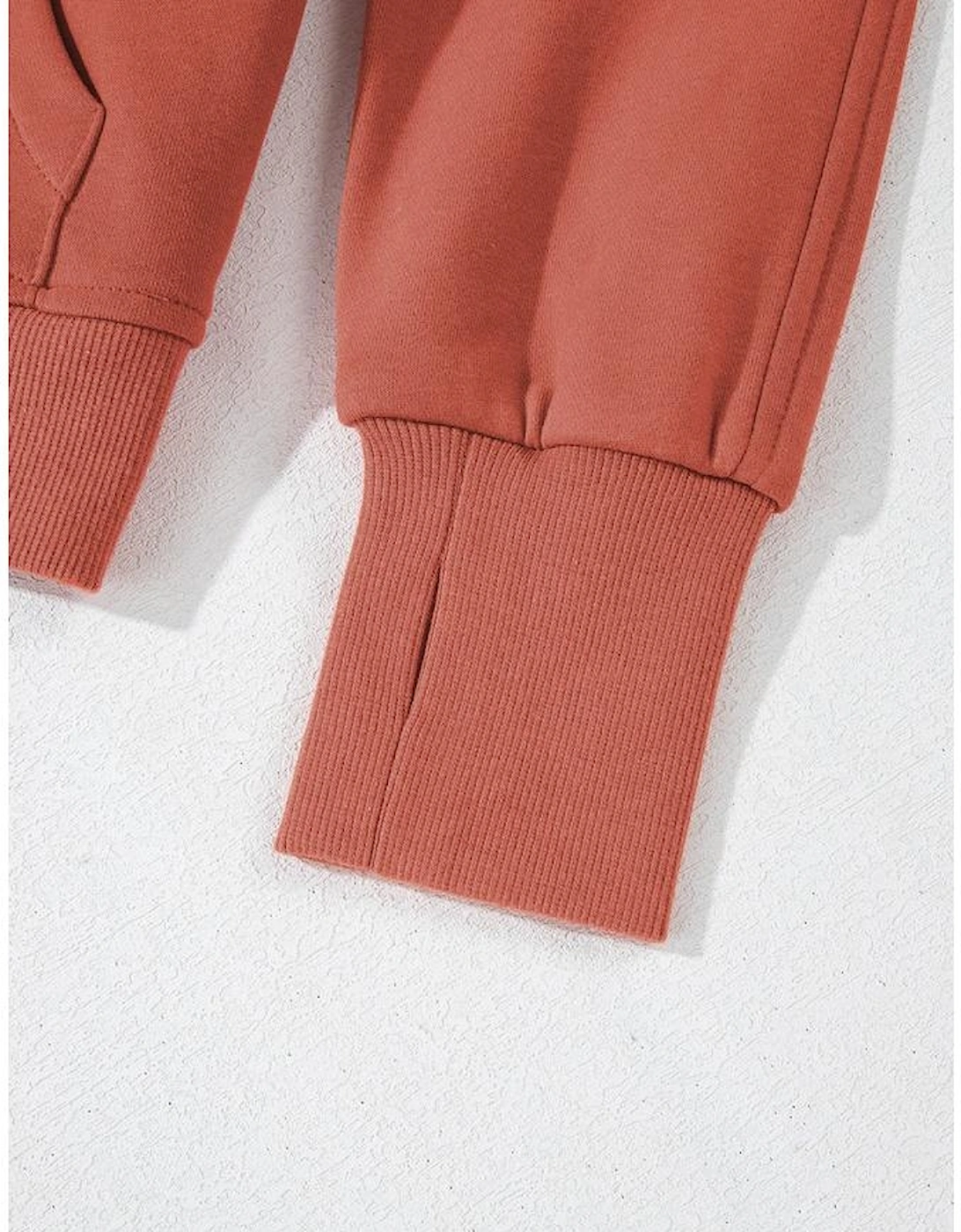 Flamingo Fleece Lined Zip Up Stand Collar Thumbhole Sleeve Sweatshirt