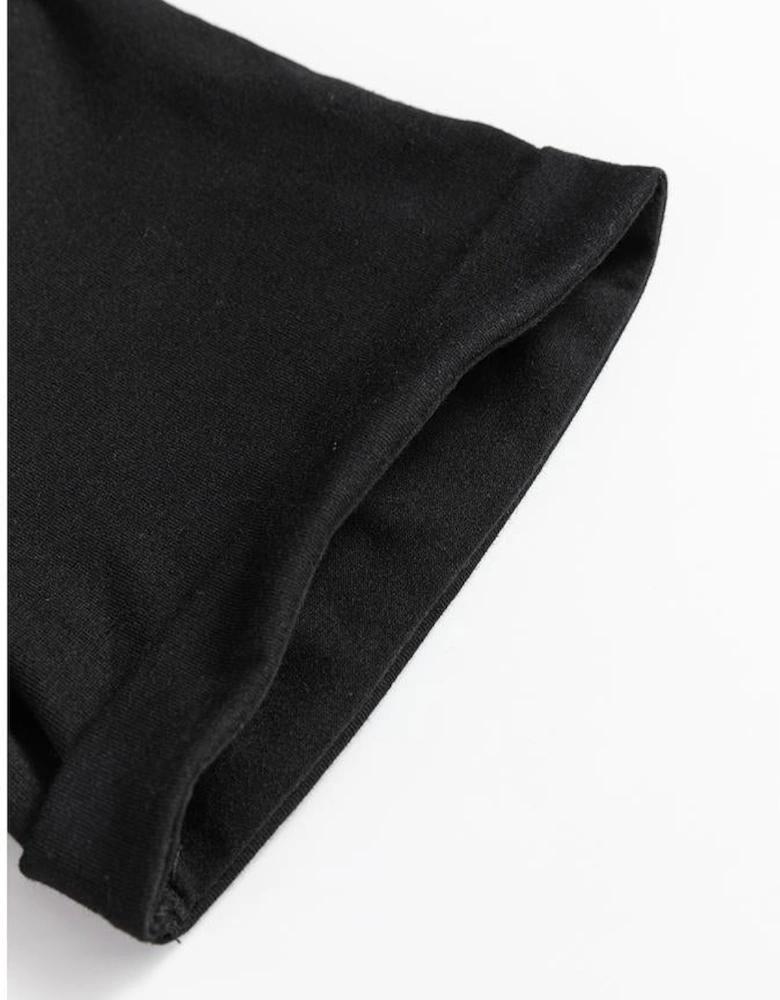 Black Nutcracker Merry Christmas Printed Crewneck T Shirt