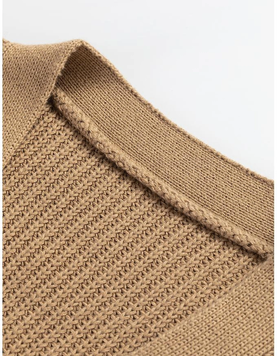 Parchment V Neck Buttoned Front Sweater Vest