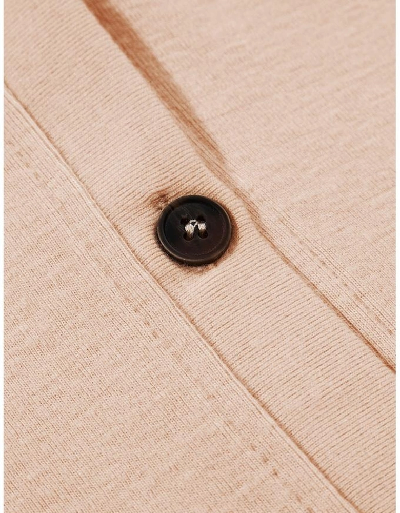 Jet Stream Ruffled V Neck Buttoned V Neck Shirt