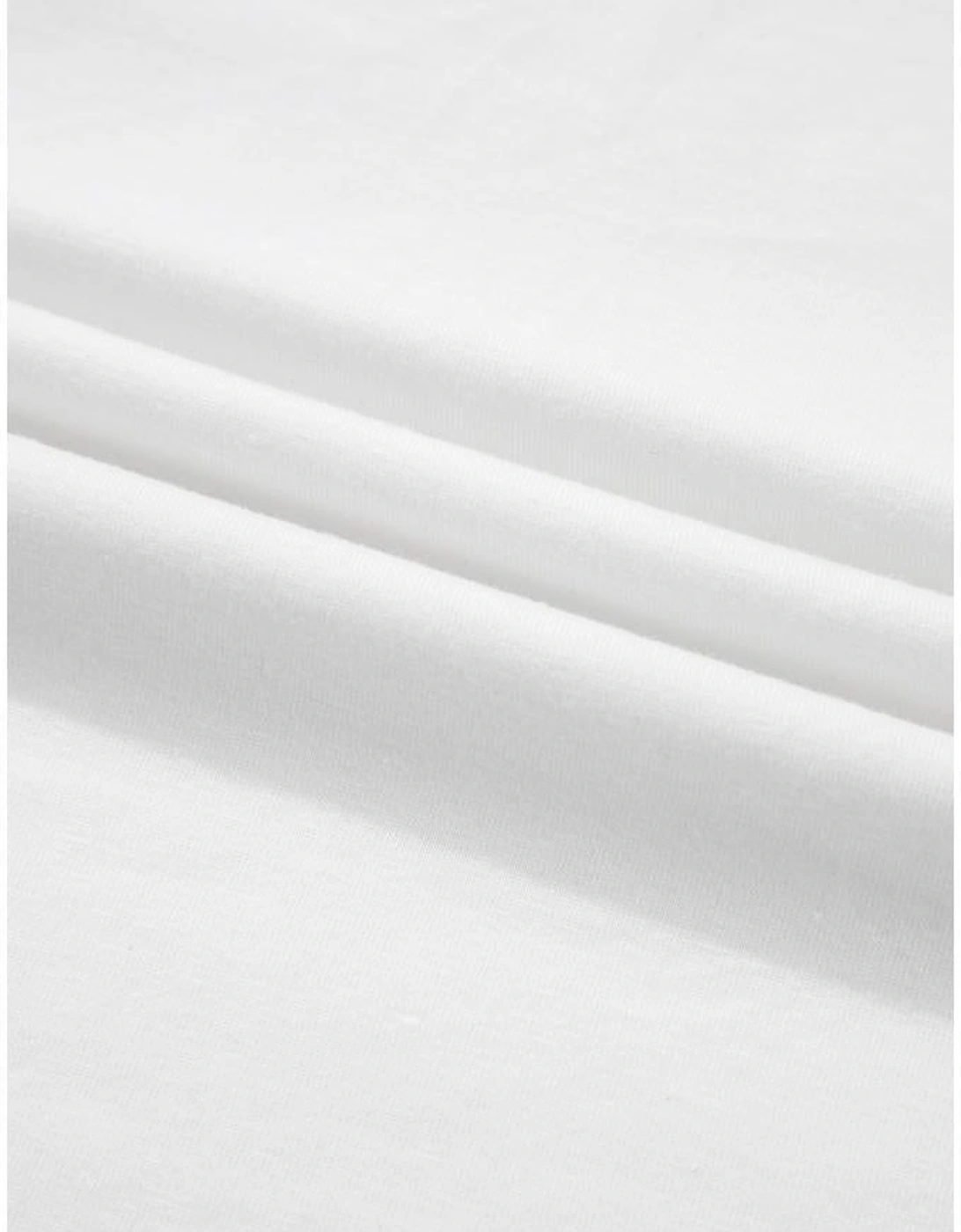 White Leopard Patchwork Crochet Lace Trim Puff Sleeve T Shirt