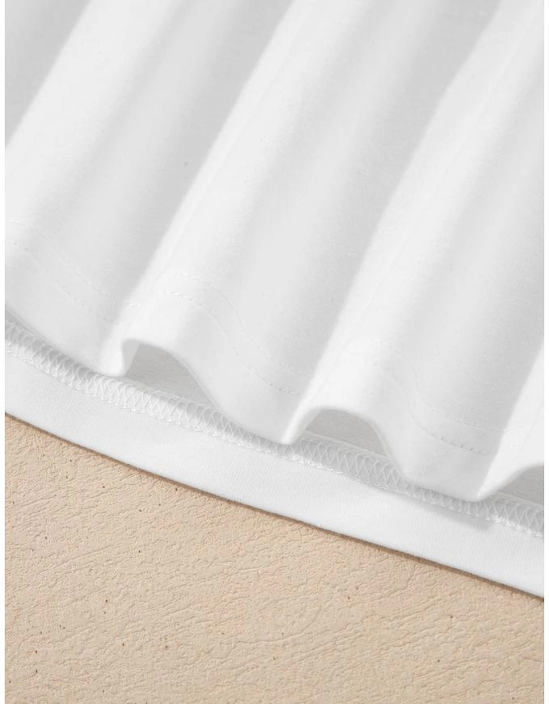 White Leopard Patchwork Crochet Lace Trim Puff Sleeve T Shirt