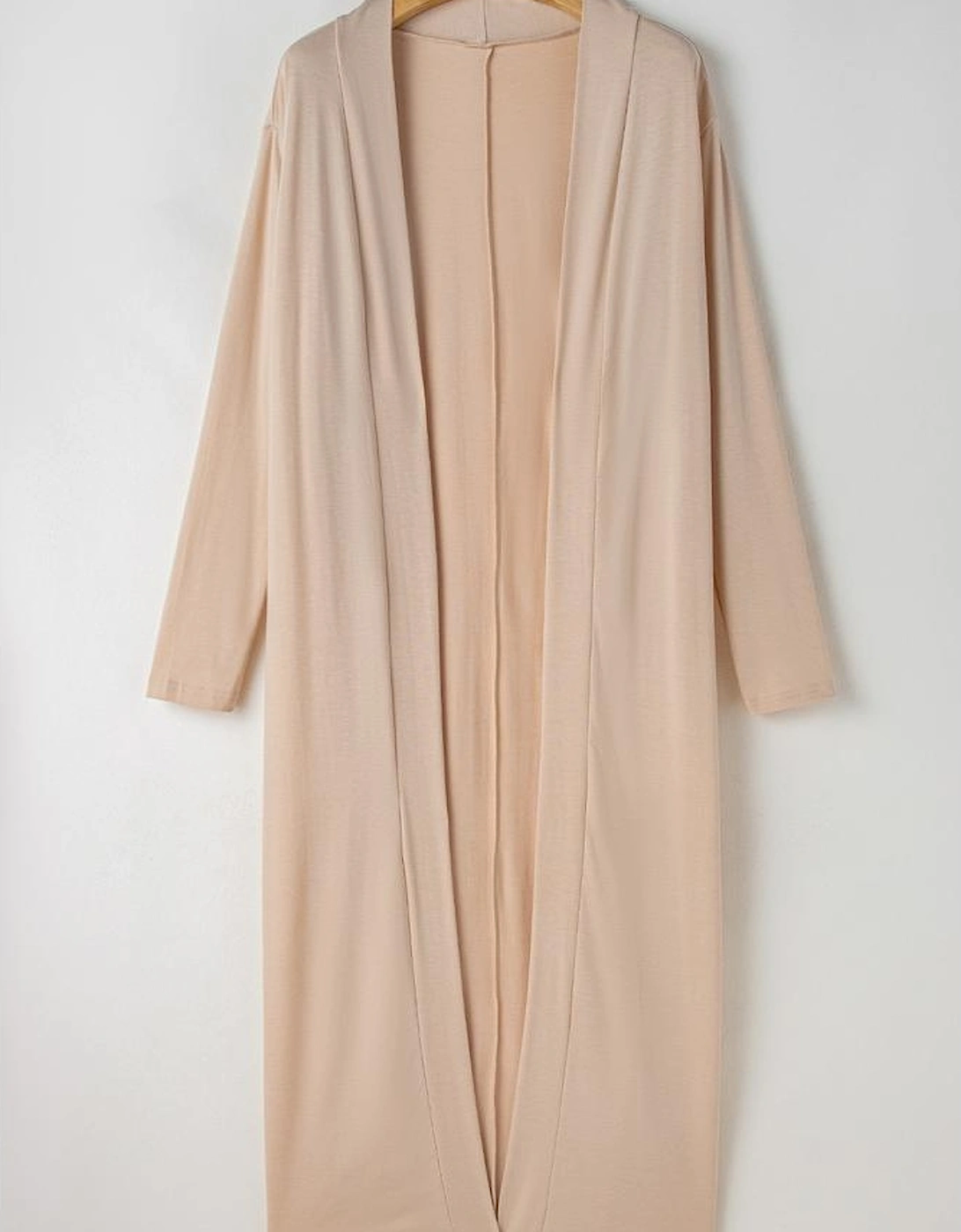 Parchment Split Long Cardigan and Skinny Pants Lounge Set