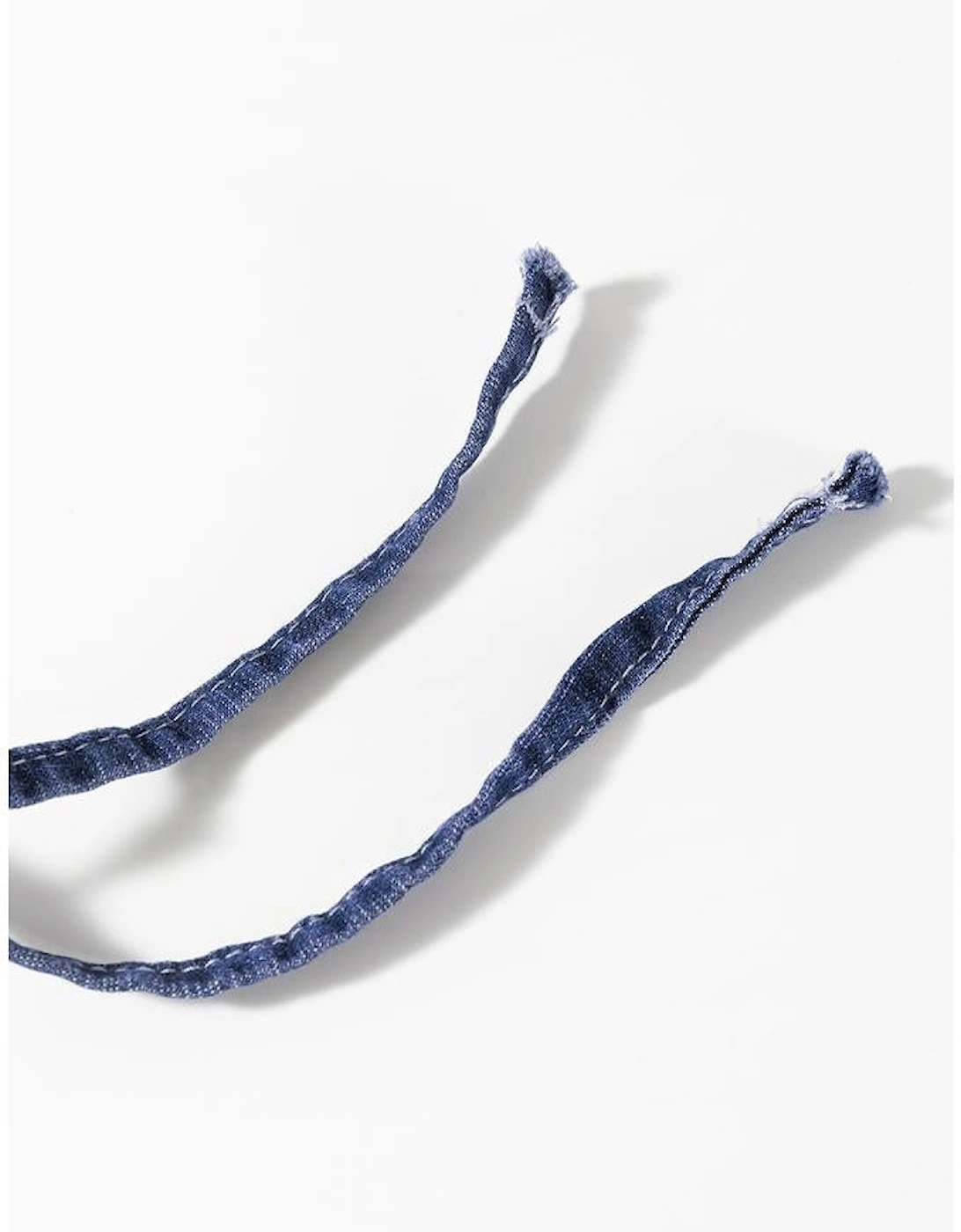 Real Teal Plus Size Drawstring High Waist Wide Leg Casual Jeans