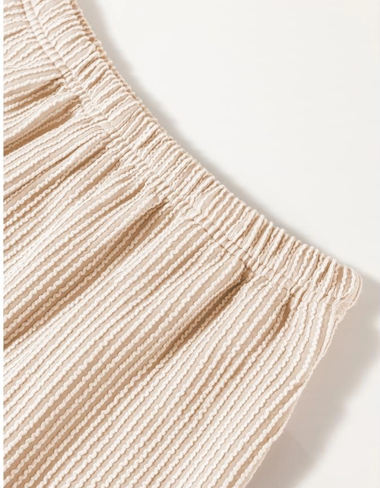 Parchment Thanksgiving Sequined Turkey Corded Knit Loose Fit Shorts Set