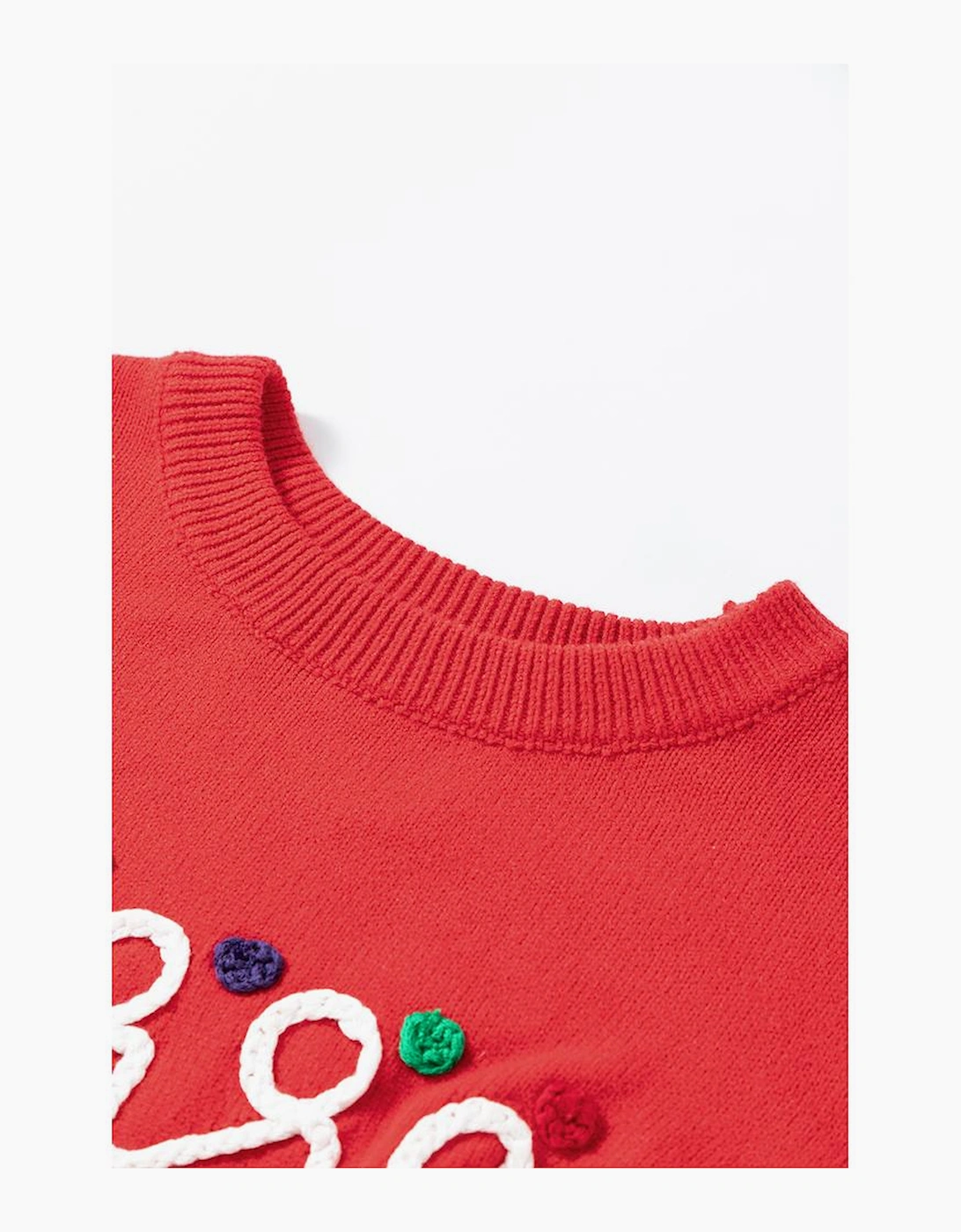 Fiery Red Merry Graphic Christmas Plus Size Sweater, 14 of 13