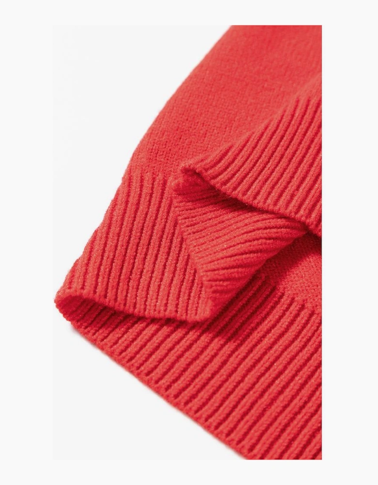 Fiery Red Merry Graphic Christmas Plus Size Sweater