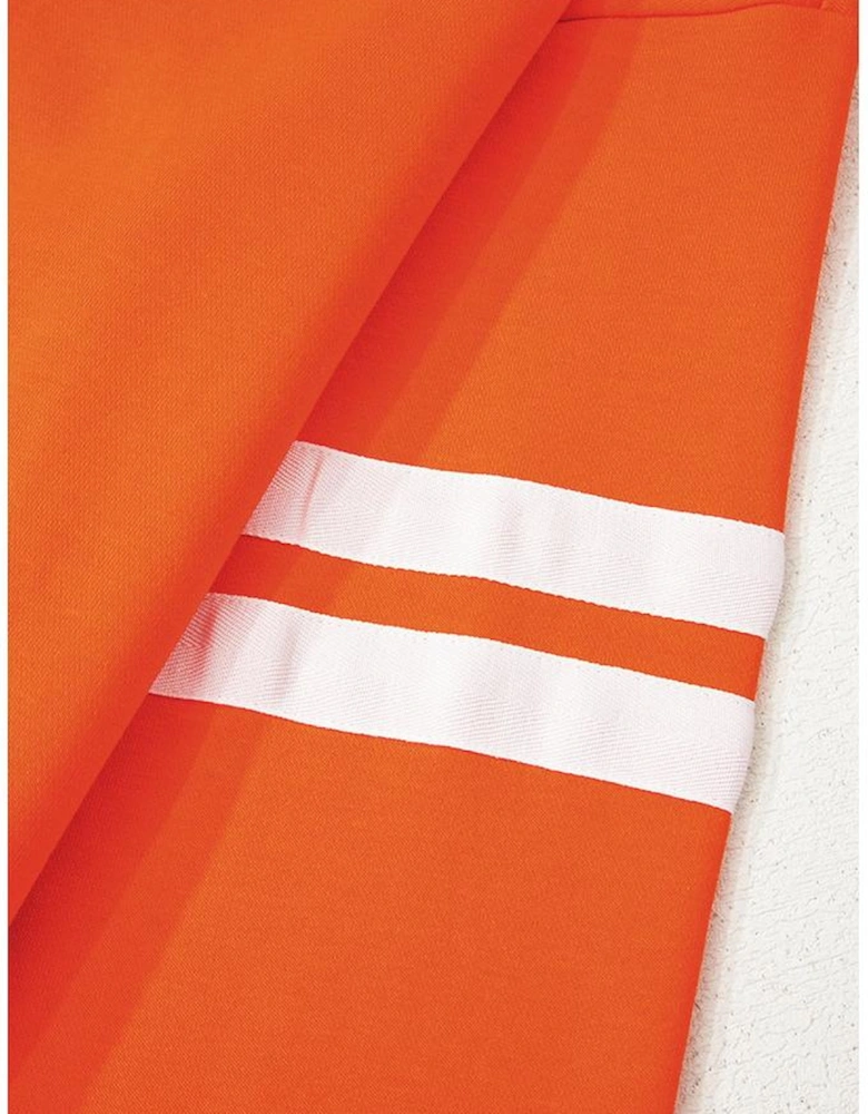 Orange PUMPKIN SPICE Graphic Varsity Casual Sweatshirt