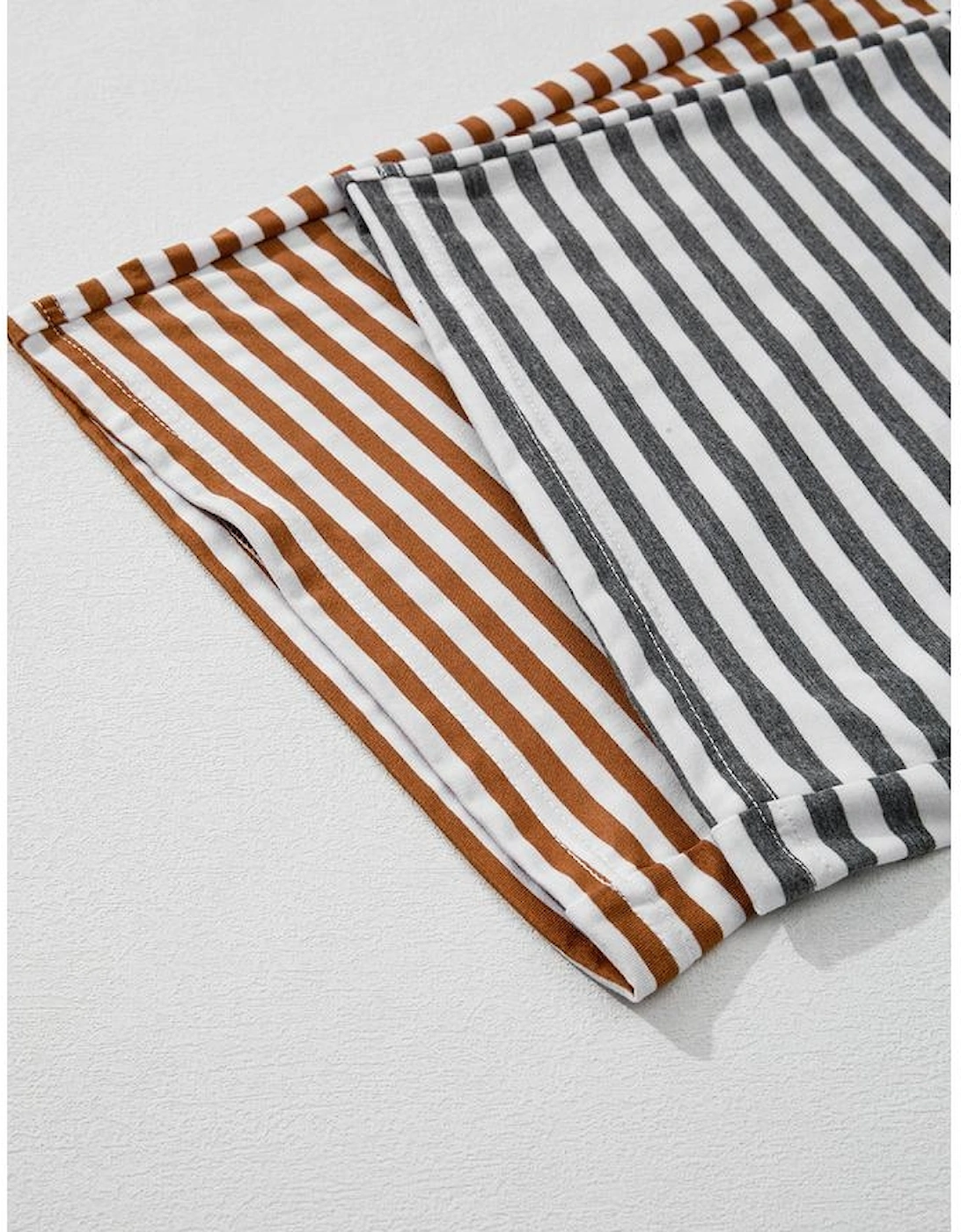 Yellow Stripe Two Tone Contrast Spaghetti Strap Backless Overall