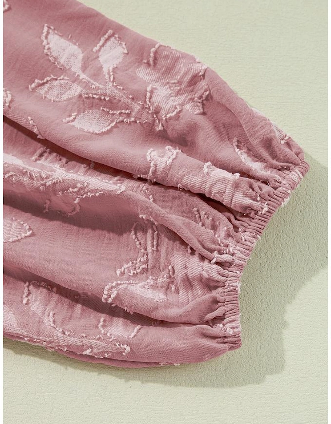 Peach Blossom Floral Surplice V Neck Tiered Ruffled Plus Size Dress