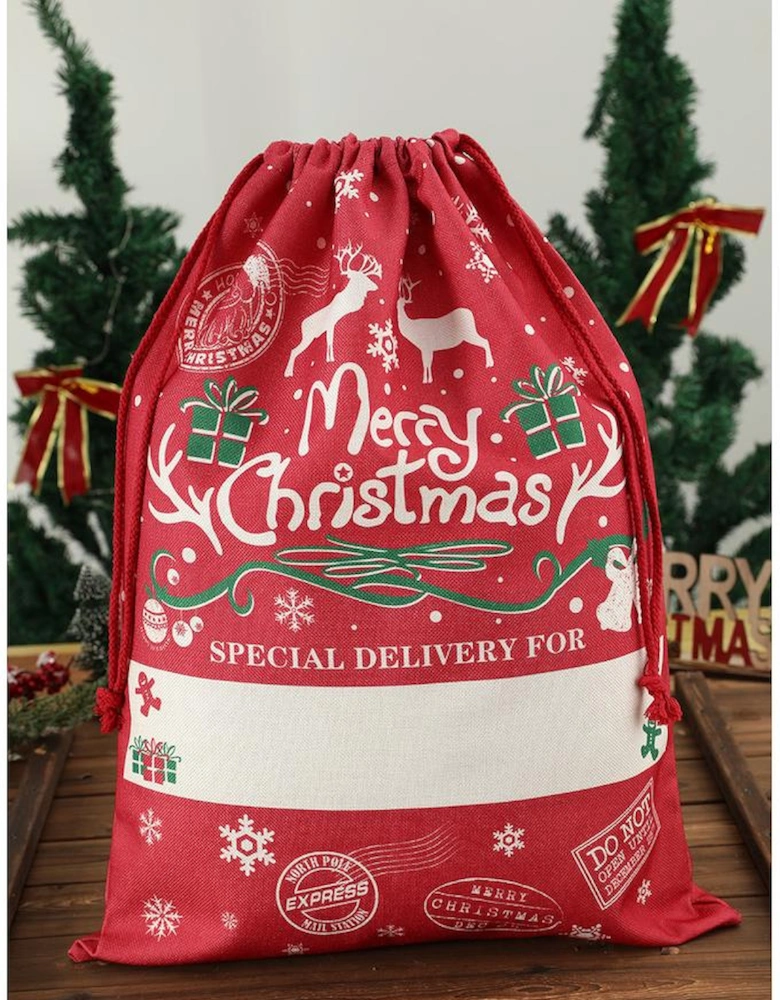 Azura Exchange Christmas Drawstring Large Gift Bag 50*66cm