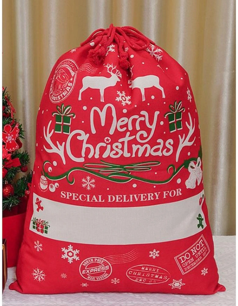Azura Exchange Christmas Drawstring Large Gift Bag 50*66cm